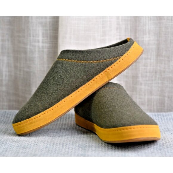 New! Size: 13 Men | Olukai Men’s Hamani Hulu Slip-On | Dusty Olive/Mustard main image 7